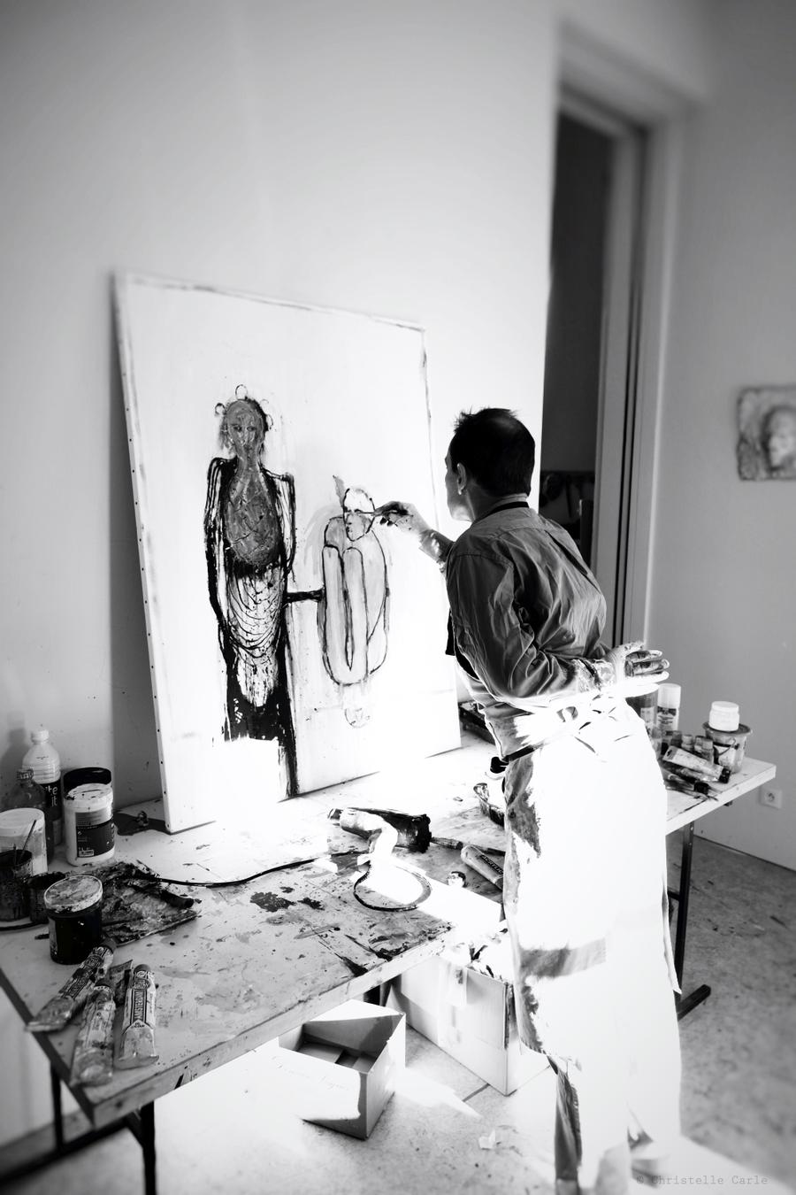 Portrait de Guy Ferrer, artiste peintre et sculpteur